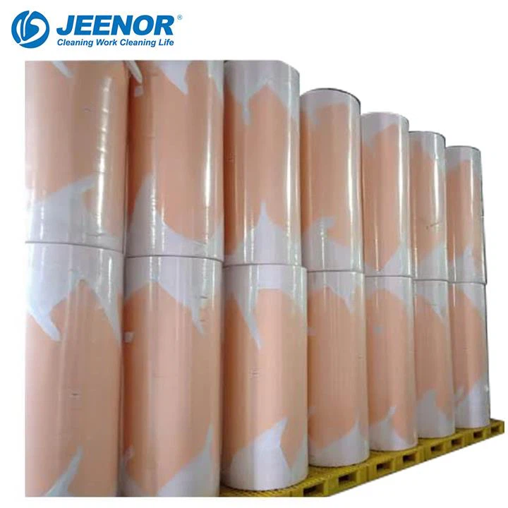 HV70 Naturliga Fiber & Polyester Spunlace Jumbo rullar fabriken Factory